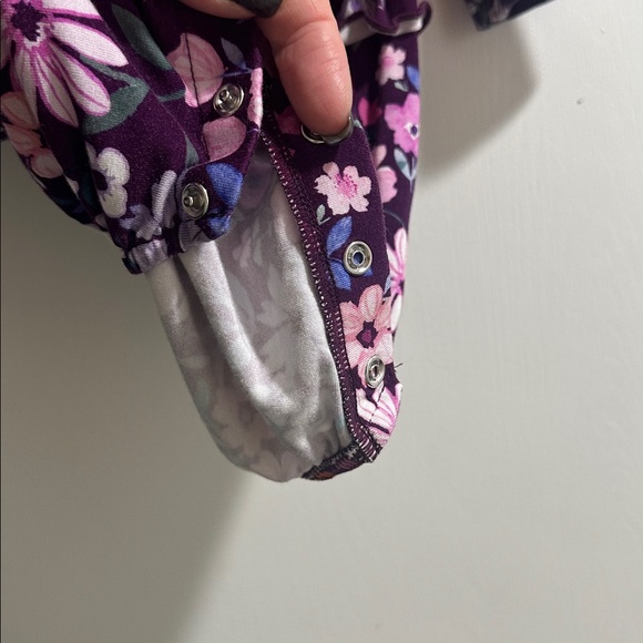 Little Sleepies Violet Meadow bubble romper - Picture 5 of 5